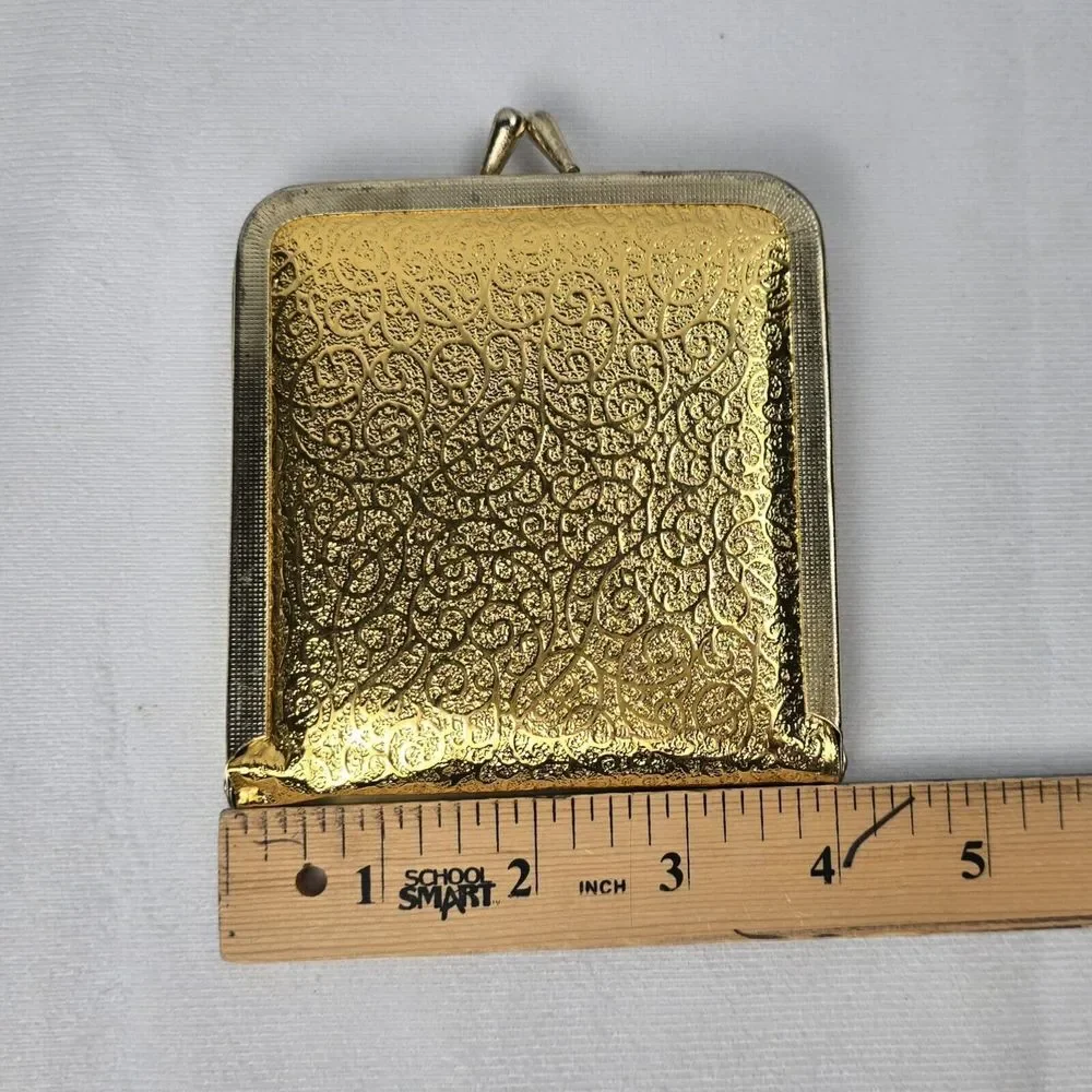 Vintage Gold 4 Piece Manicure Set With Mirror‎